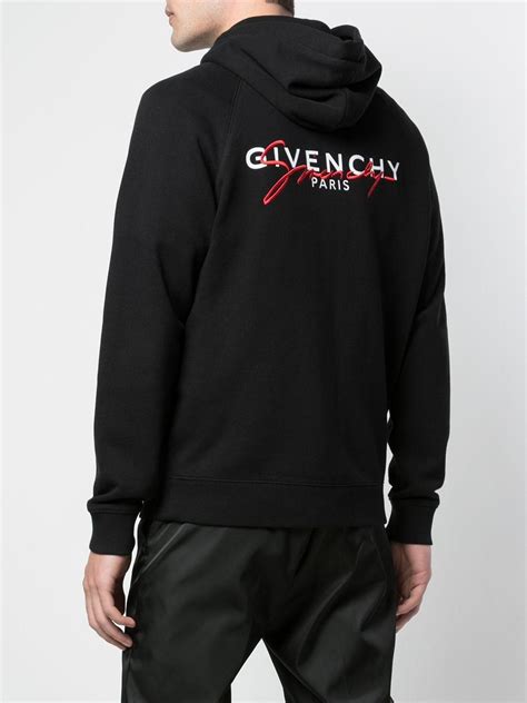 sweat givenchy signature|givenchy men's black hoodie.